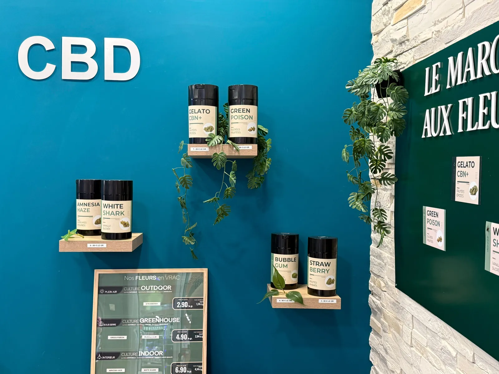 Corner CBD de la boutique HappeSmoke Embrun